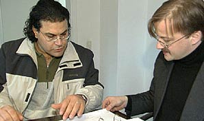 El Masri mit seinem Anwalt